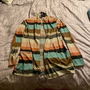 Multicolor Stripped Cardigan